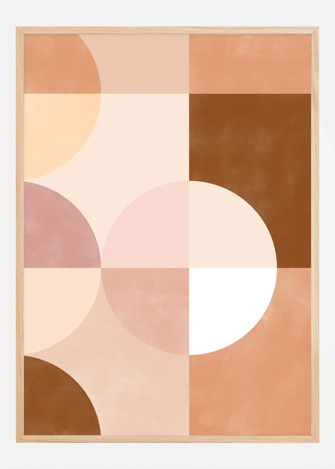 Product Image for Soft Pink Circles Poster (21x29.7 cm (A4))