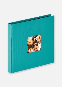 Walther Fun Album Turqouise - 18x18 cm (30 Black pages / 15 sheets)