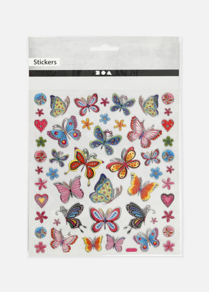 Creativ Company Stickers Colourful Butterflies