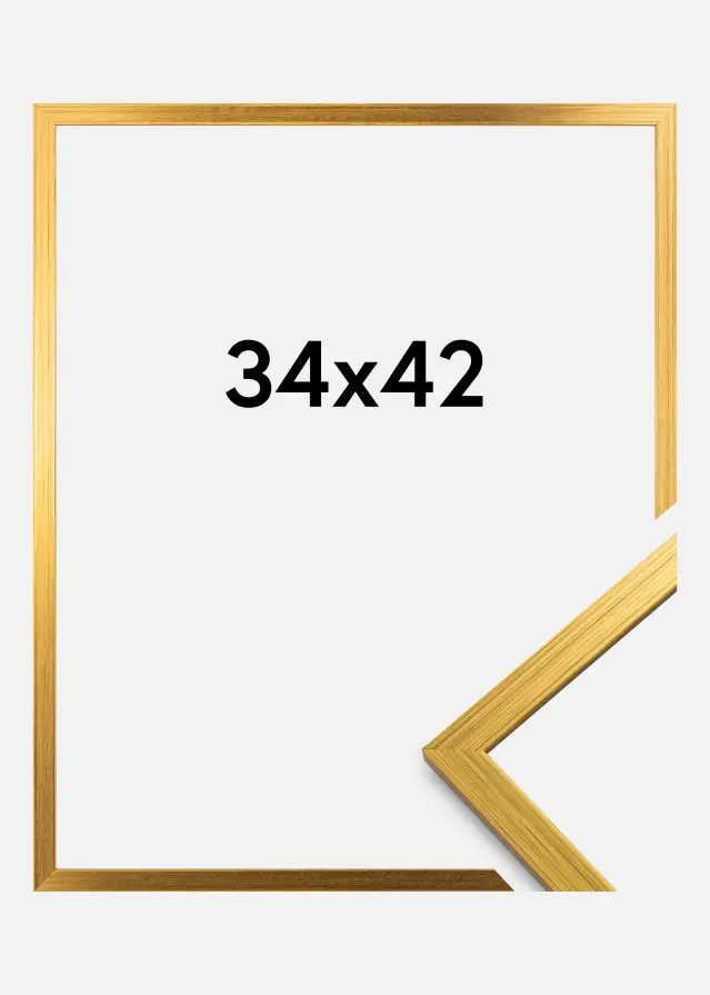 Galleri 1 Frame Edsbyn Acrylic glass Gold 34x42 cm