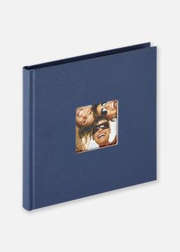 Walther Fun Photo Album Blue - 18x18 cm (30 Black pages / 15 sheets)