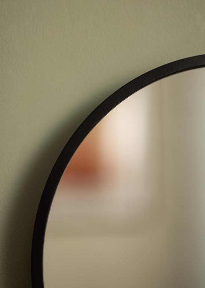 KAILA KAILA Round Mirror - Edge Black 30 cm Ø