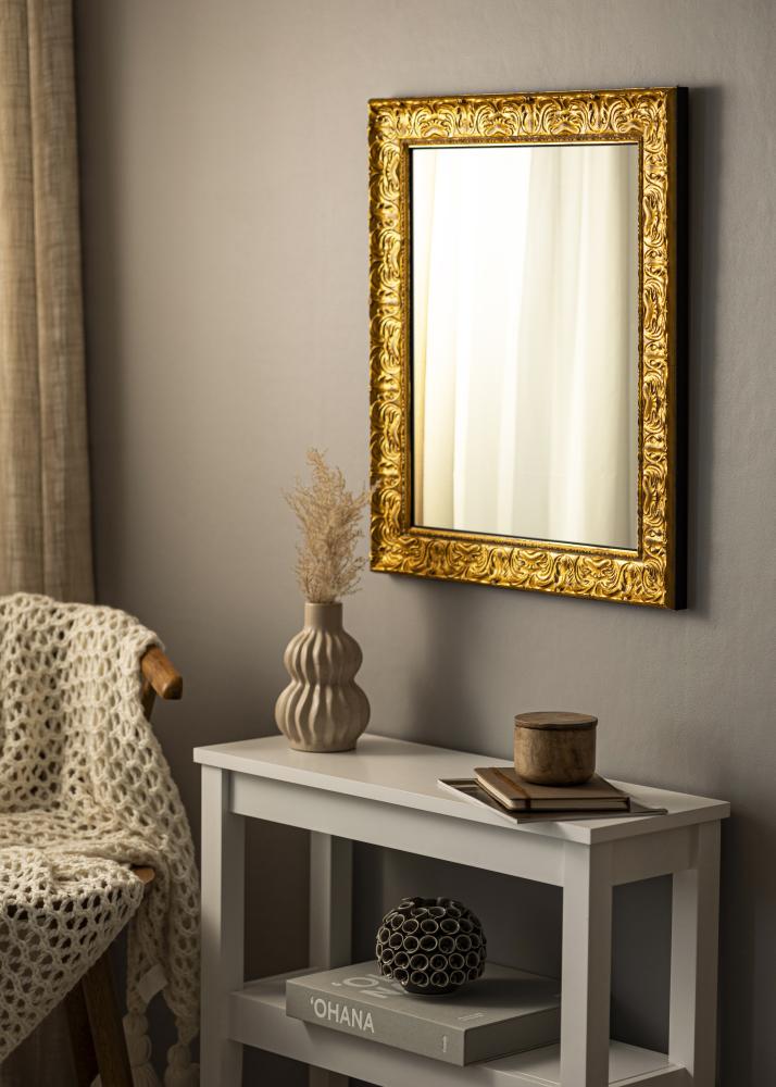 Ramverkstad Mirror Durham Gold - Custom Size