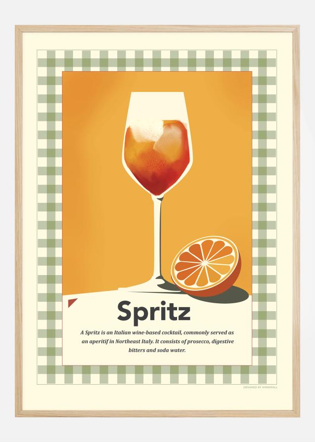 Bildverkstad Spritz retro print Poster