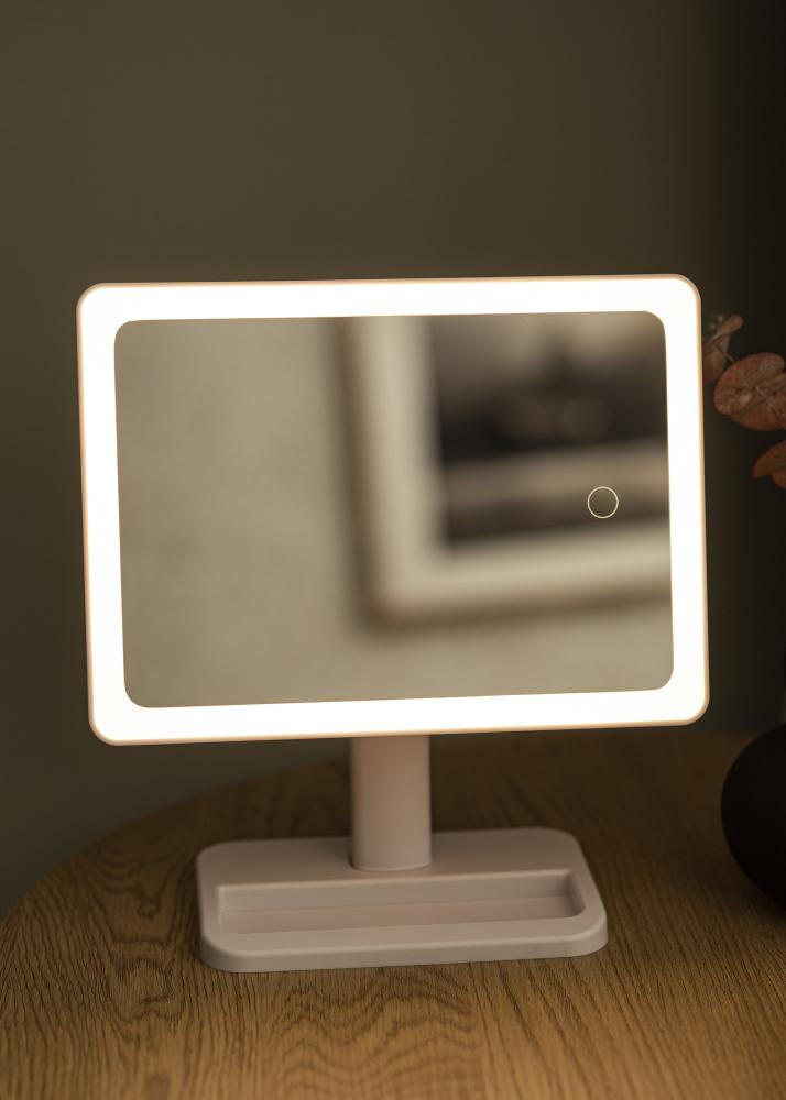 KAILA KAILA Makeup Mirror LED Strip with Bluetooth Speaker White 18x30 cm