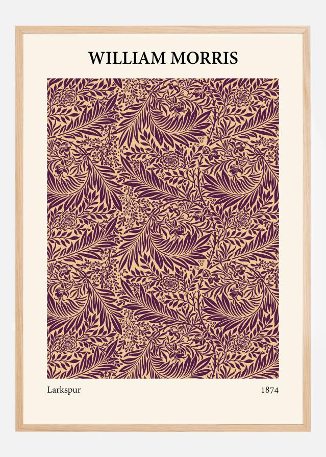 Bildverkstad William Morris - Larkspur 6 Poster