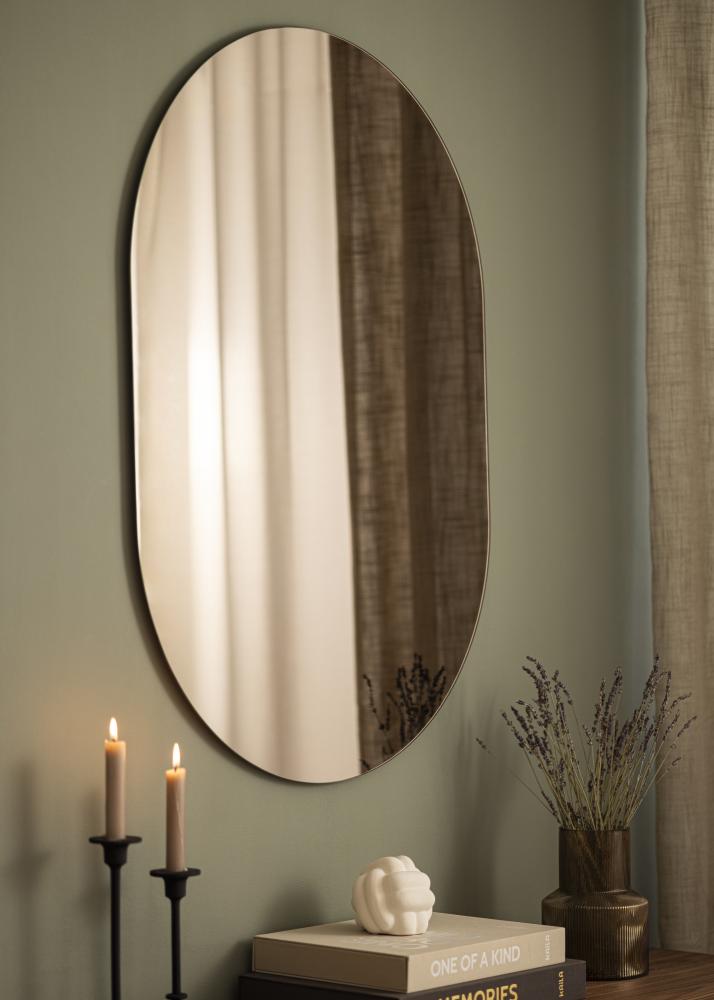 KAILA KAILA Mirror Oval Dark Bronze 70x100 cm