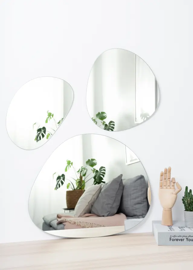 Incado Mirror Set Clear - 3 pieces