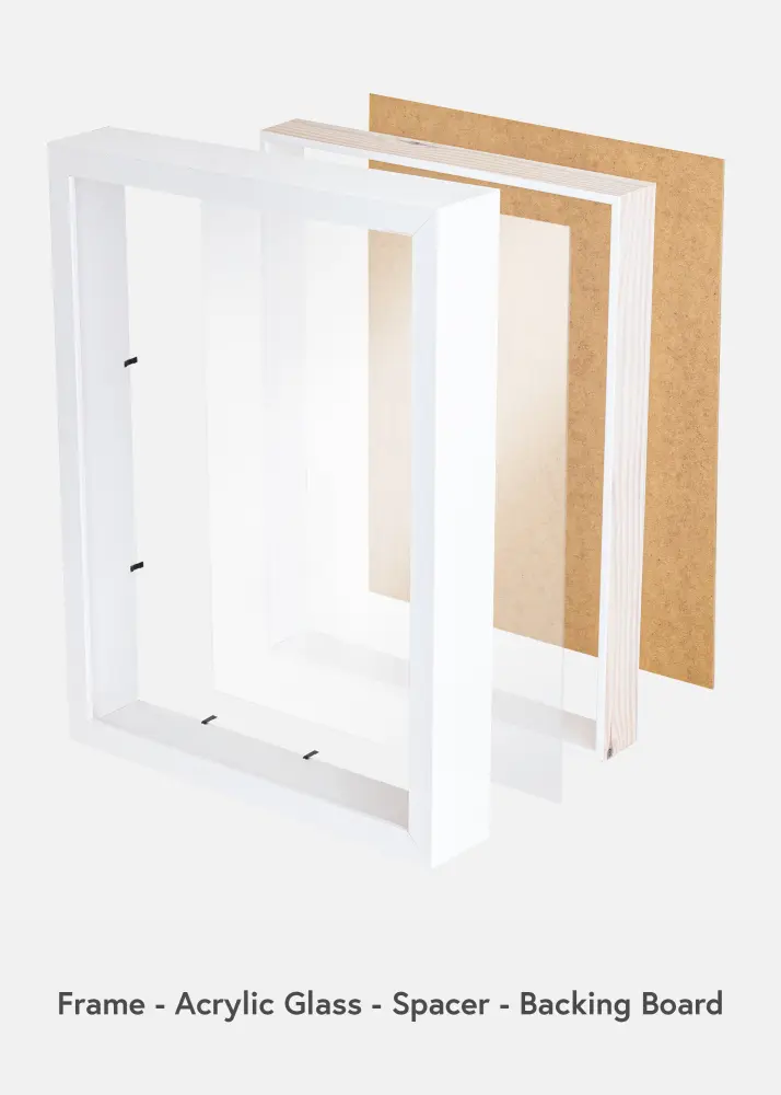 Ramverkstad Frame Sala White - Custom Size