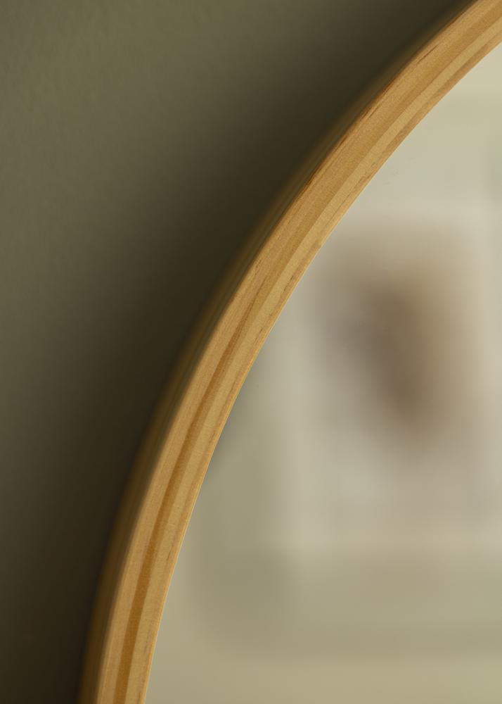 KAILA KAILA Round Mirror Deep - Oak 50 cm Ø