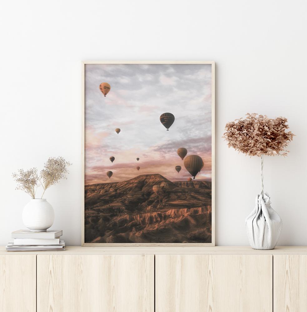 Bildverkstad Cappodocia Hot Air Balloon Poster