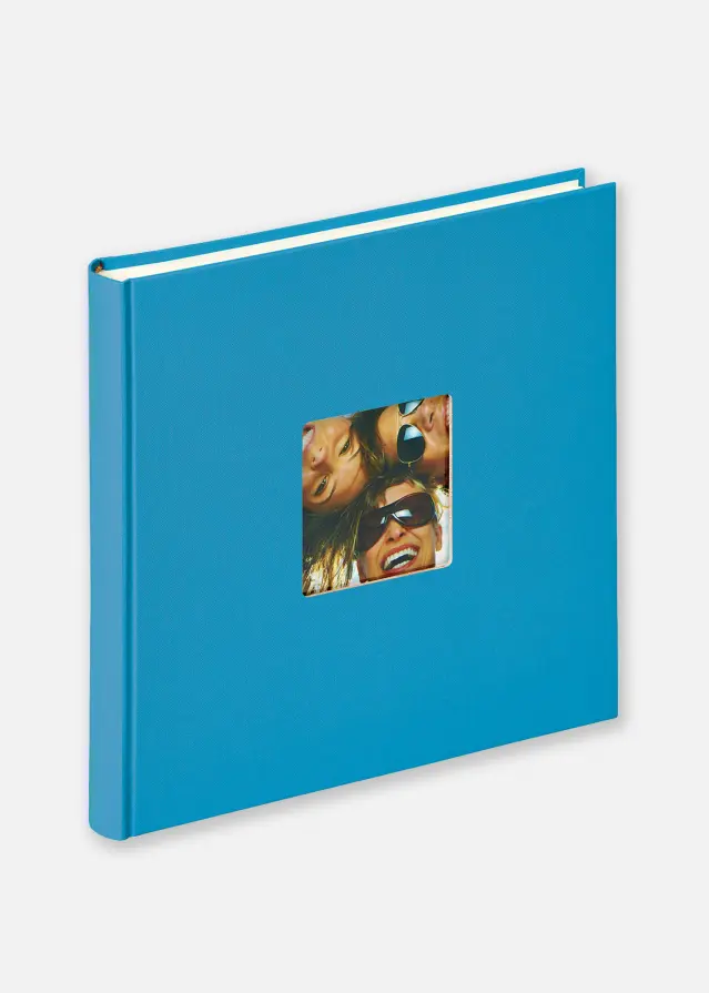 Walther Fun Album Sea blue - 26x25 cm (40 White pages / 20 sheets)