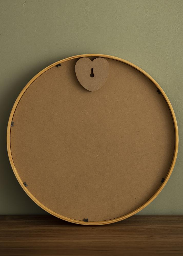 KAILA KAILA Round Mirror Deep - Oak 50 cm Ø