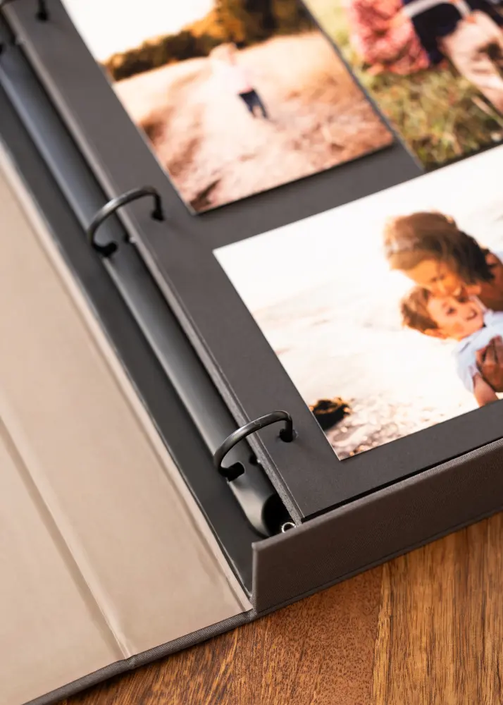BGA KAILA THE STORY OF US Black - Coffee Table Photo Album (60 Black Pages)
