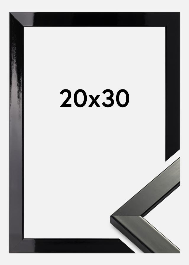 Galleri 1 Frame Uppsala Acrylic glass Black High gloss 20x30 cm