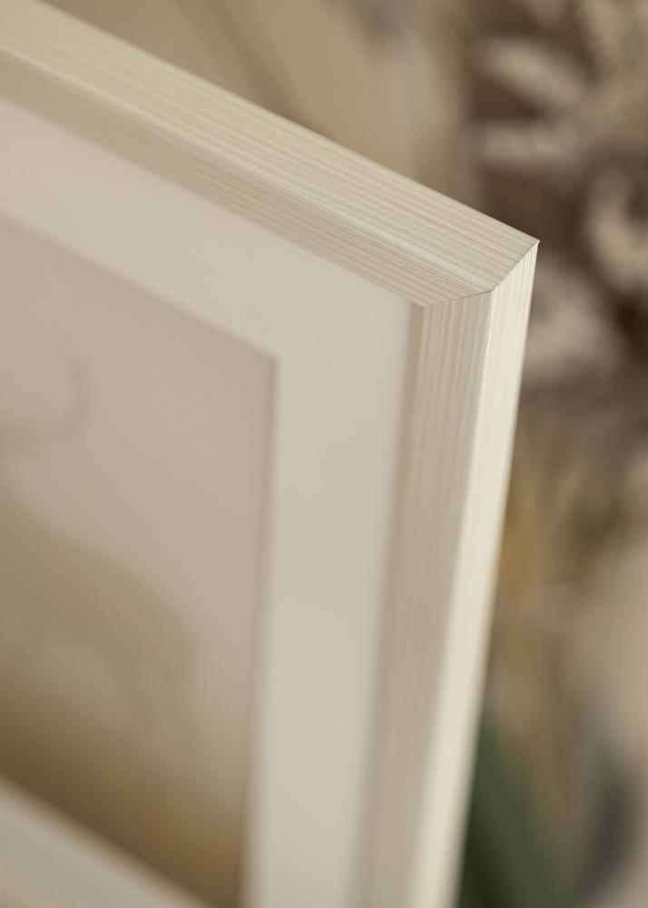 Ram med passepartou Frame Fiorito White 50x70 cm - Picture Mount White 40x60 cm