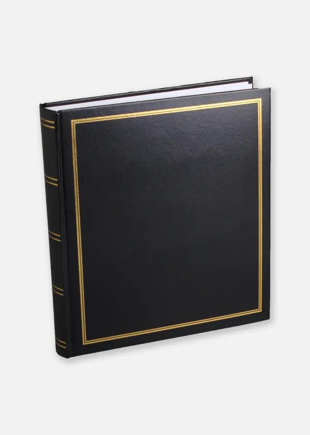 Estancia Diamond Photo album Black 27,5x32 cm (100 White pages / 50 sheets)