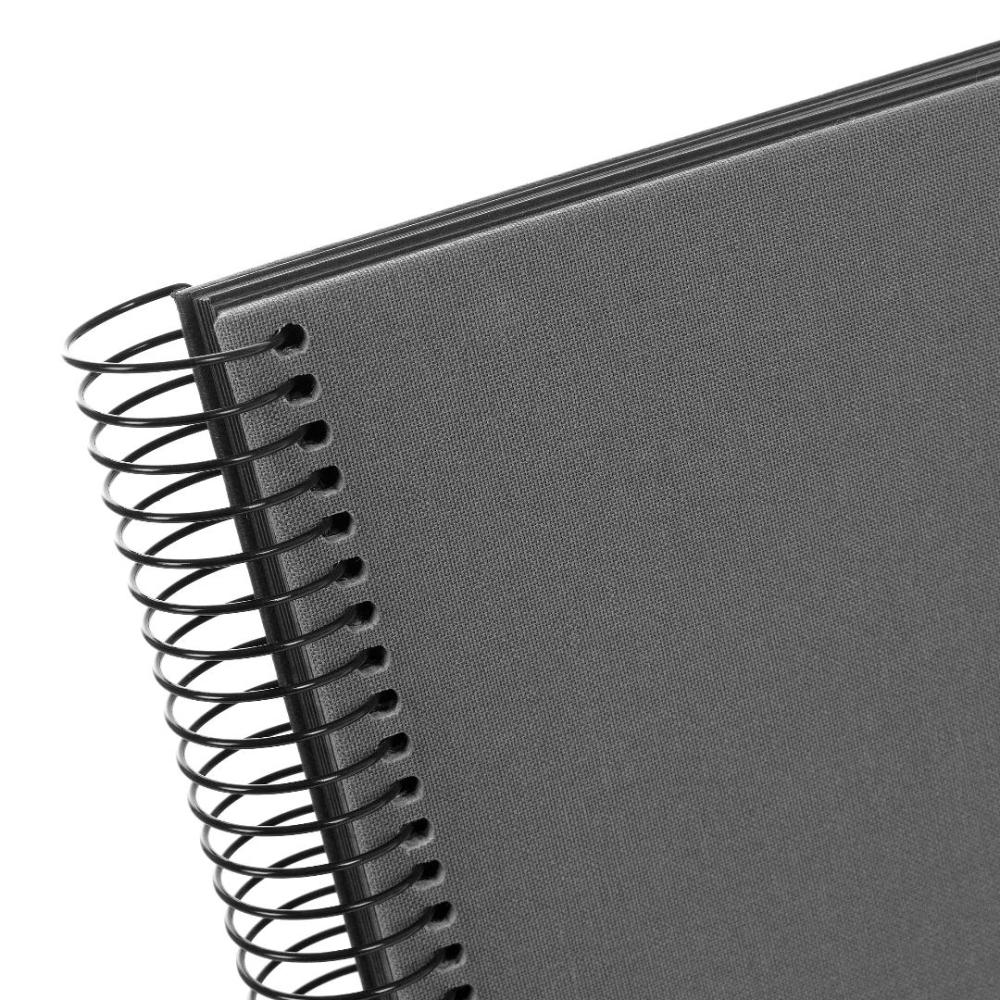 Goldbuch Bella Vista Spiral bound album Grey - 35x30 cm (40 Black pages / 20 sheets)