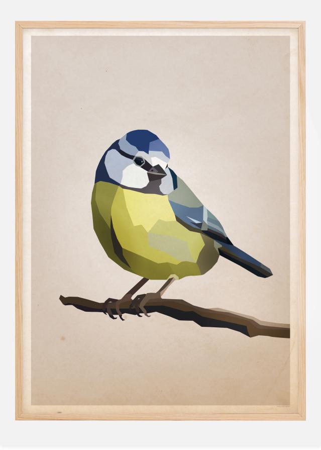 Bildverkstad Blue tit Poster