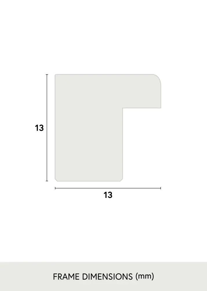 Estancia Frame Gallant Acrylic glass Gold 50x70 cm
