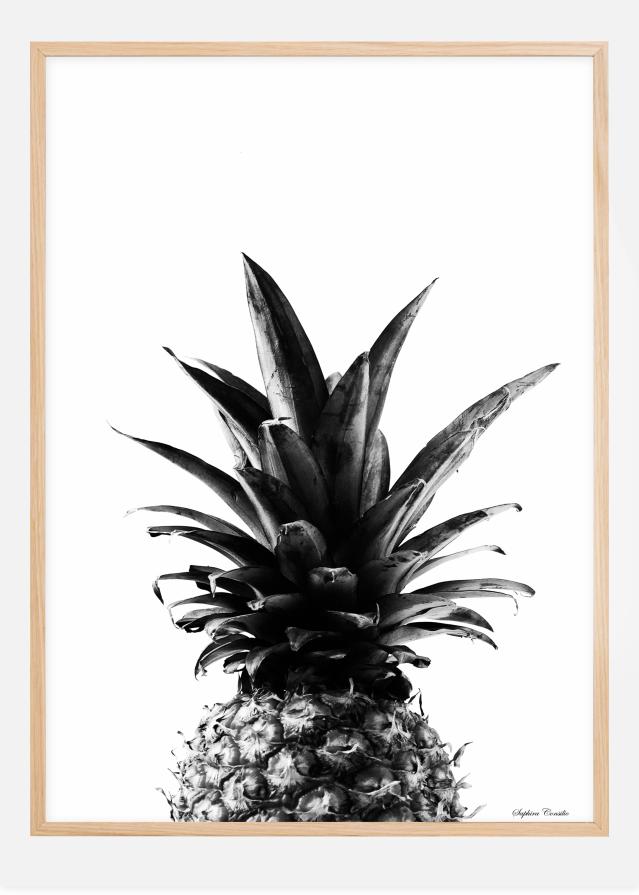 Bildverkstad Pineapple B&W Poster