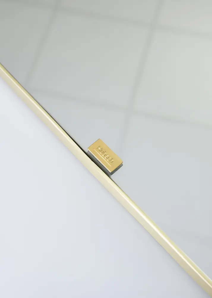 Hübsch Mirror Trapezium Brass 42x48 cm