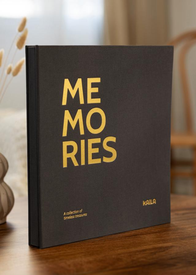 BGA KAILA Fotoalbum Memories Black - 300 Pictures 11x15 cm