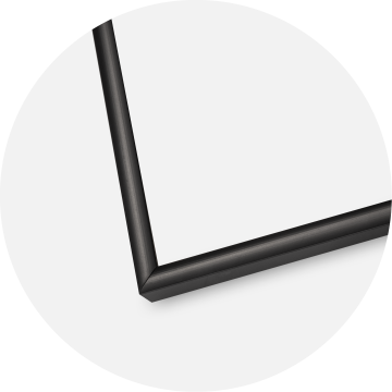 Ram med passepartou Frame Scandi Matt Black 42x59.4 cm (A2) - Picture Mount White 25x38 cm