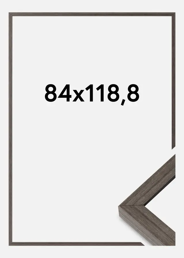 Mavanti Frame Hermes Acrylic Glass Grey Oak 84.1x118.9 cm (A0)