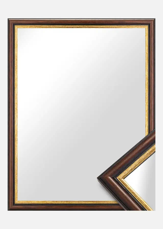 Ramverkstad Mirror Siljan Brown - Custom Size