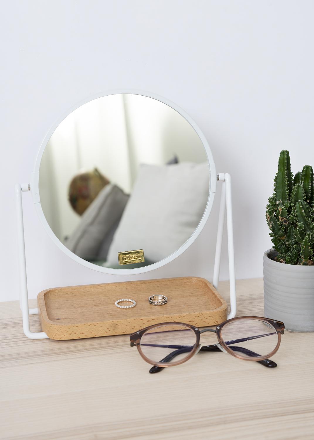 Product Image for Table mirror Tray White 17 cm Ø
