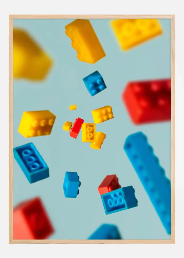 Bildverkstad Colourful lego Poster