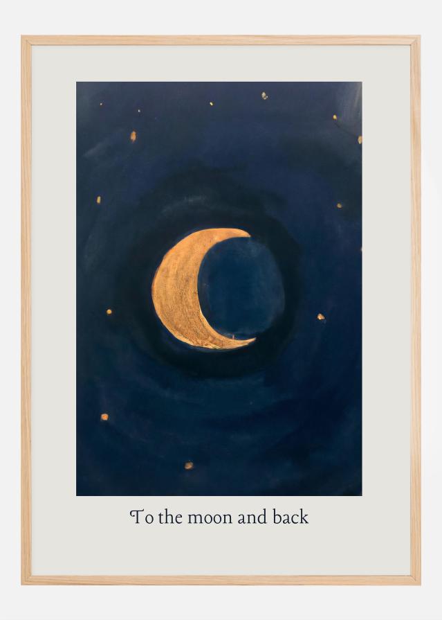 Bildverkstad To the Moon and Back Poster