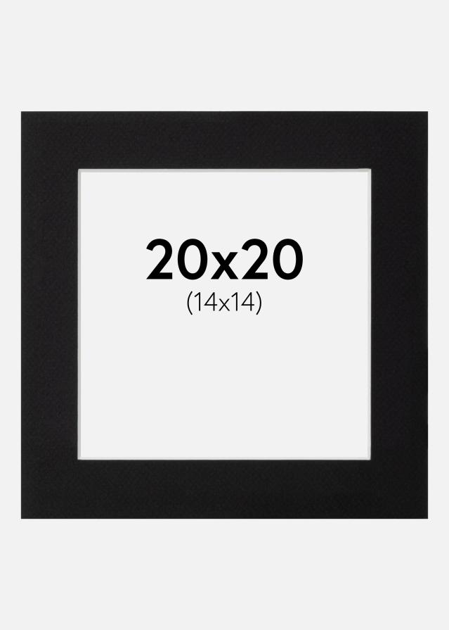 Galleri 1 Mount Canson Black (White Core) 20x20 cm (14x14)