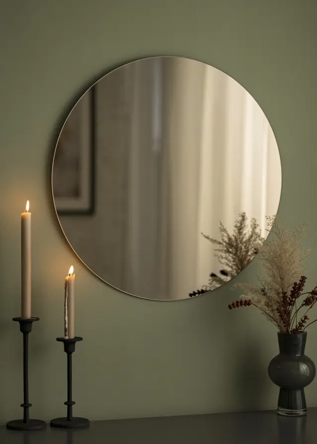 KAILA KAILA Round Mirror Dark Bronze 60 cm Ø