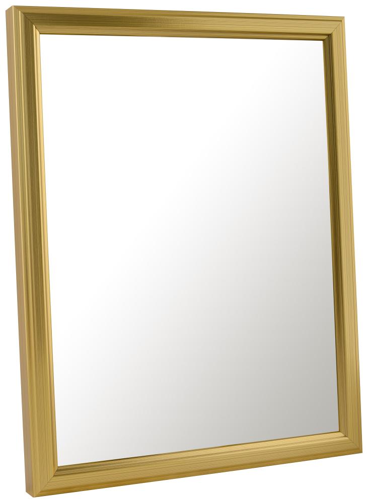 Ramverkstad Mirror Nyhyttan Gold - Custom Size