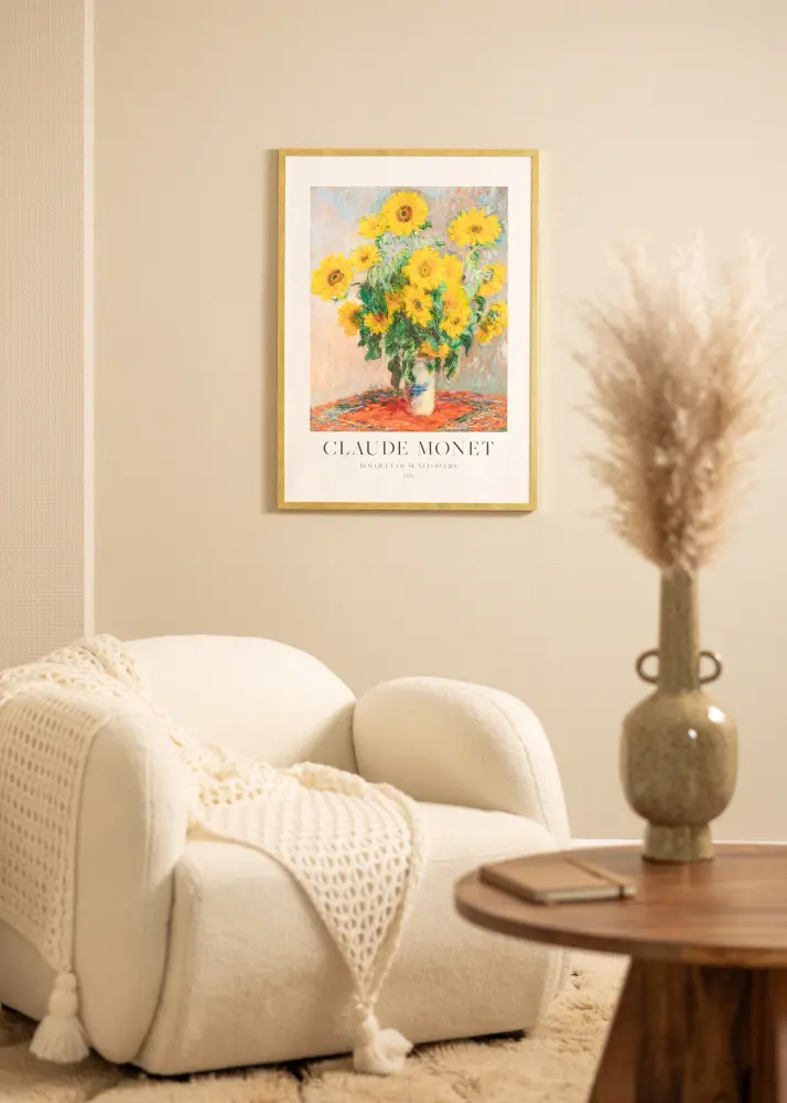 Mavanti Frame Ares Acrylic Glass Gold 40x40 cm