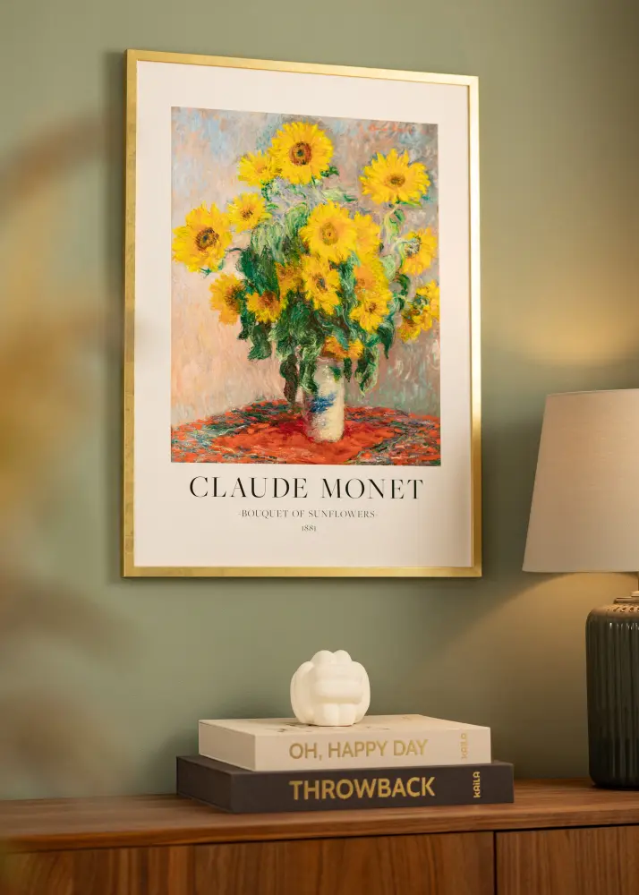Mavanti Frame Ares Acrylic Glass Gold 40x40 cm