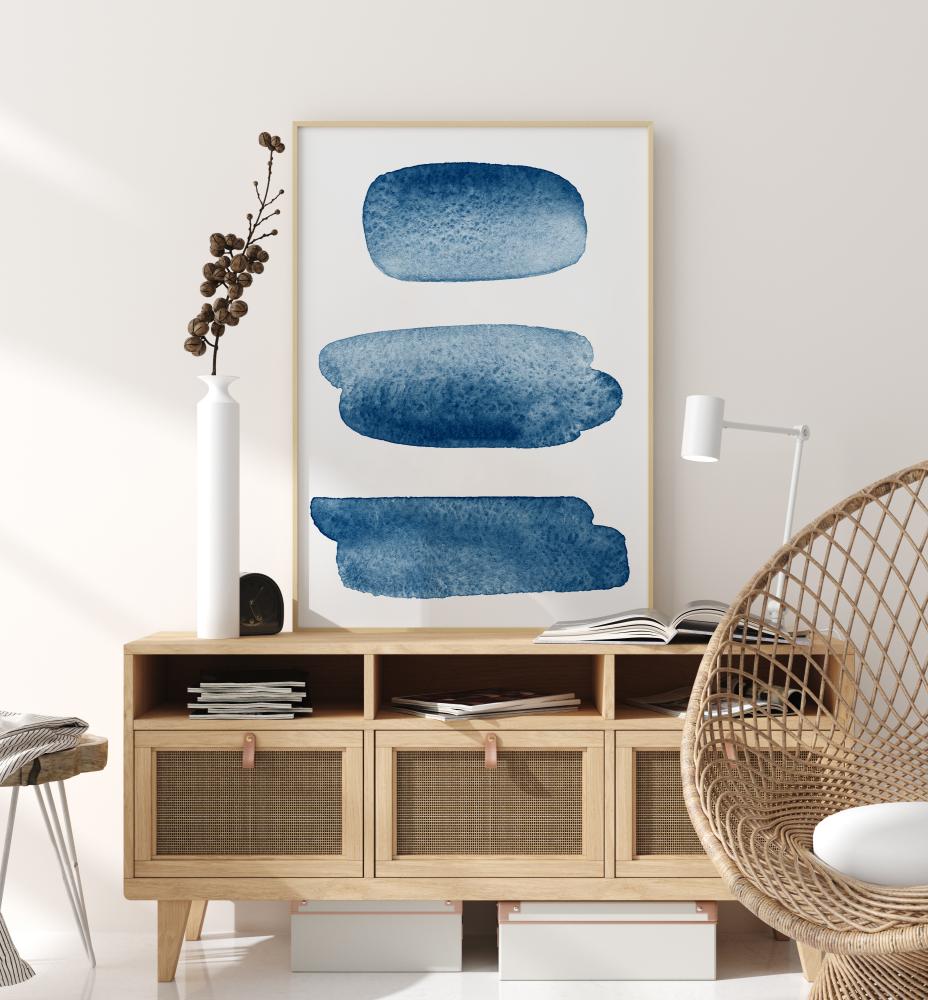 Bildverkstad Blue Dots Poster