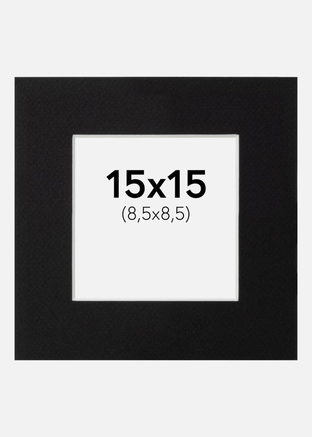 Artlink Mount Black Standard (White Core) 15x15 cm (8,5x8,5)