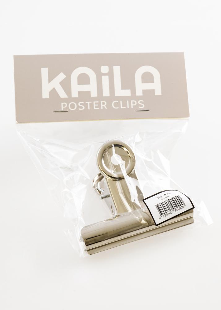 KAILA KAILA Poster Clip Silver - 75 mm