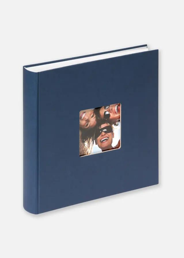 Walther Fun Album Blue - 30x30 cm (100 White pages / 50 sheets)