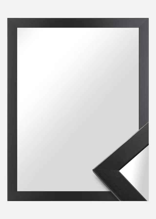 Ramverkstad Mirror Trendline Black - Custom Size