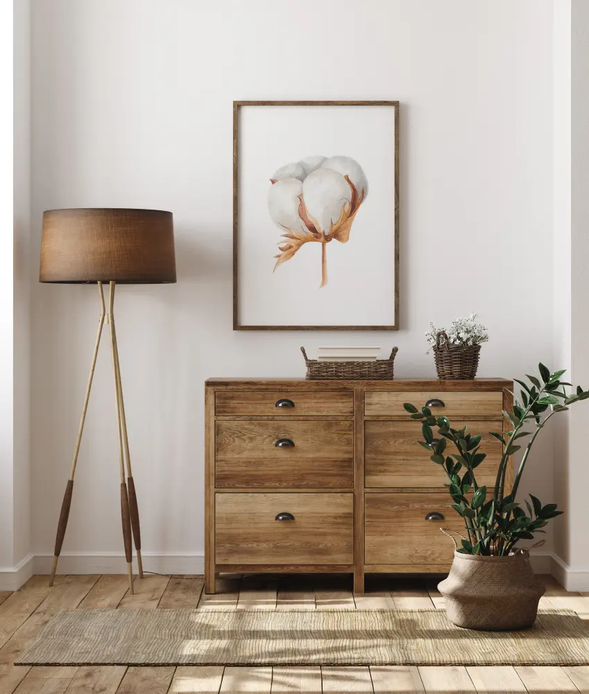 Bildverkstad Cotton Flower Poster