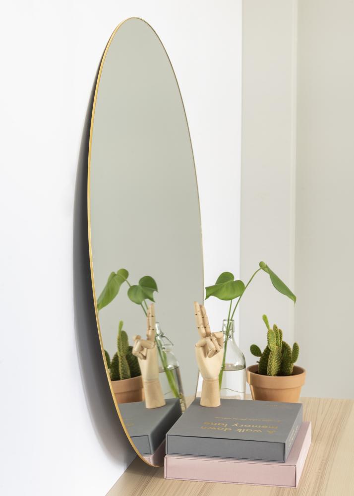 KAILA KAILA Round Mirror - Thin Brass 100 cm Ø