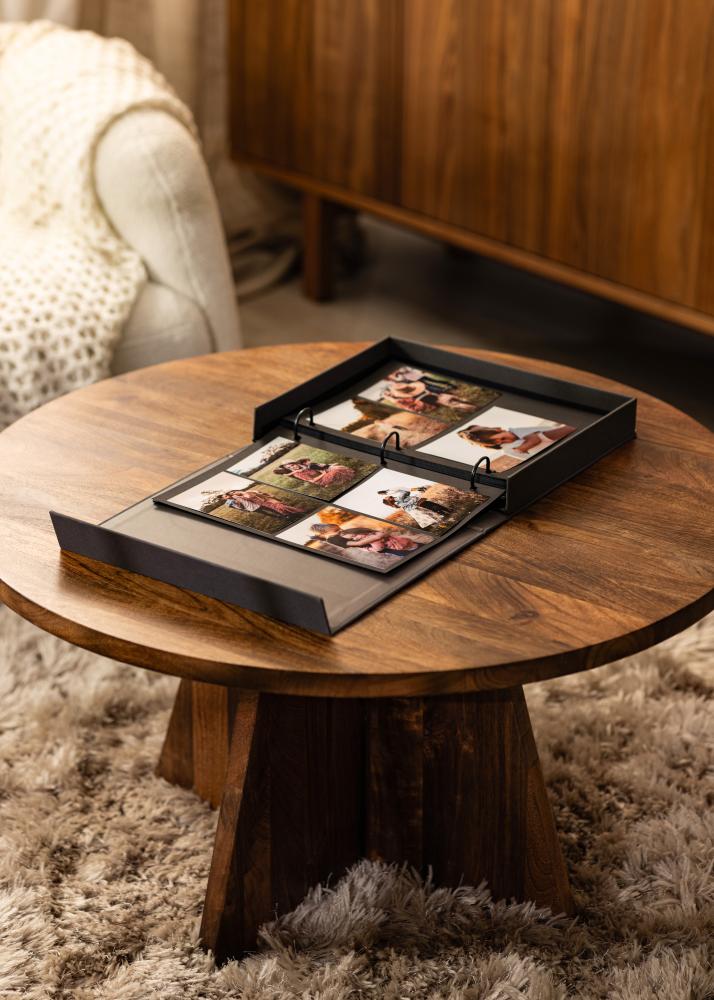 KAILA KAILA THROWBACK Black - Coffee Table Photo Album (60 Black Pages)