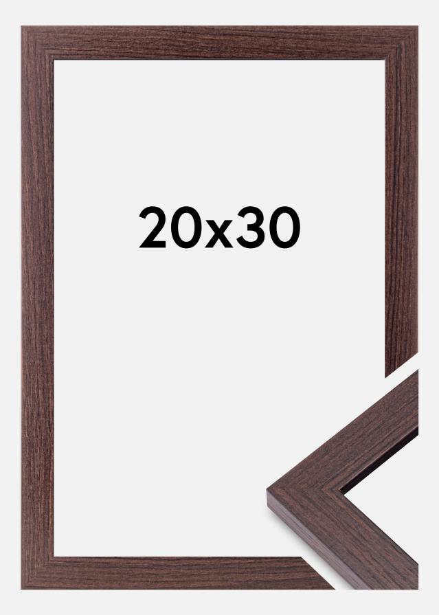 BGA Frame Deco Acrylic Glass Walnut 20x30 cm