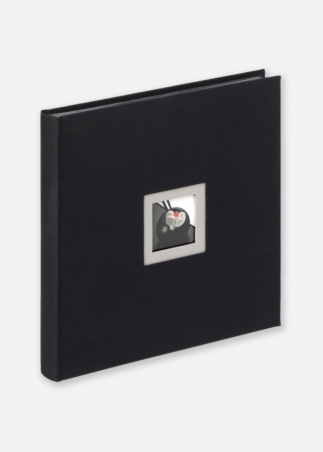 Walther Black & White Photo Album Black - 30x30 cm (50 Black pages / 25 sheets)