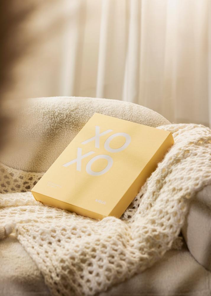 KAILA KAILA XOXO Yellow - Coffee Table Photo Album (60 Black Pages)