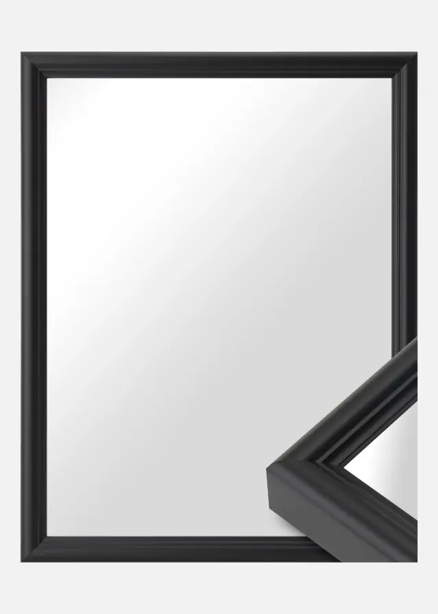 Ramverkstad Mirror Högbo Black - Custom Size